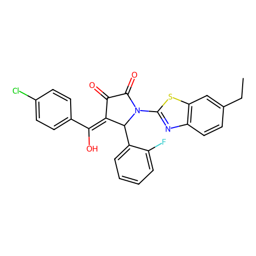 C26H18ClFN2O3S structure