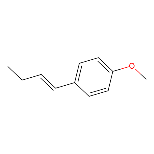 1-But-1-enyl-4-methoxybenzene structure