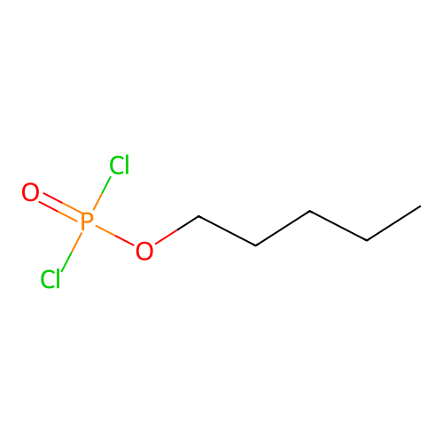 Phosphorodichloridic acid, pentyl ester structure