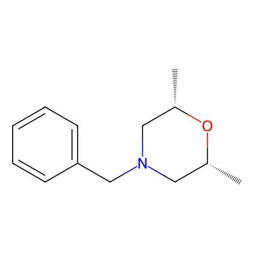 4-Benzyl-cis-2,6-dimethylmorpholine structure