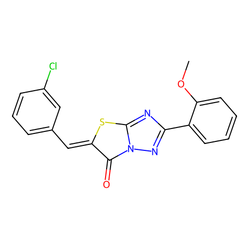C18H12ClN3O2S structure
