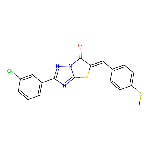 C18H12ClN3OS2 structure