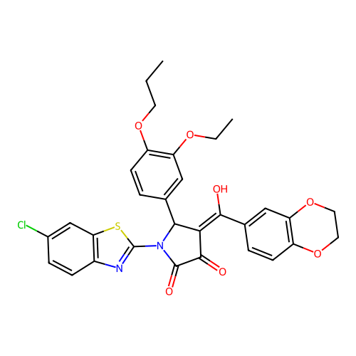 C31H27ClN2O7S structure