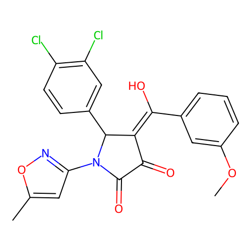 C22H16Cl2N2O5 structure