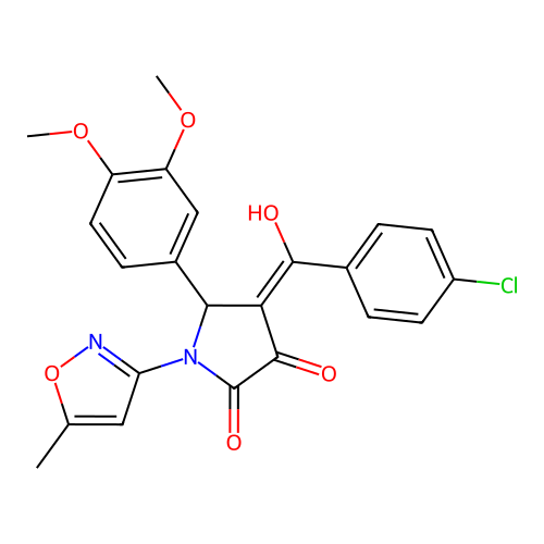 C23H19ClN2O6 structure