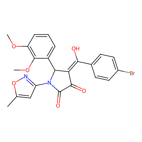 C23H19BrN2O6 structure