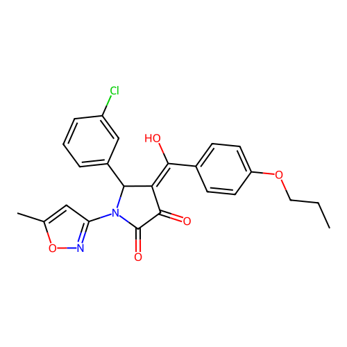 C24H21ClN2O5 structure