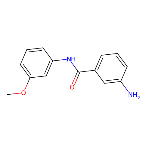 3-amino-N-(3-methoxyphenyl)benzamide structure