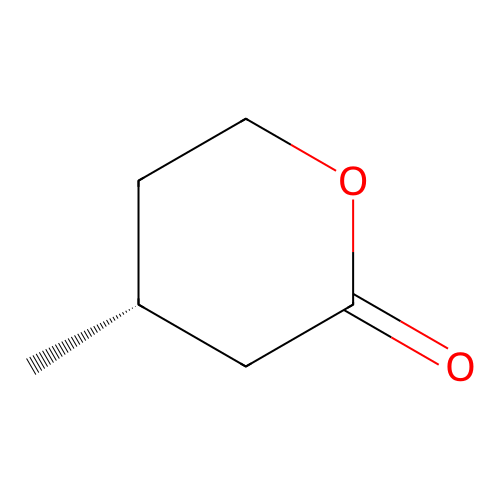 (4r)-4-Methyltetrahydro-2h-pyran-2-one structure