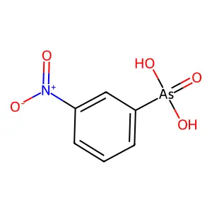 As-(3-Nitrophenyl)arsonic acid structure