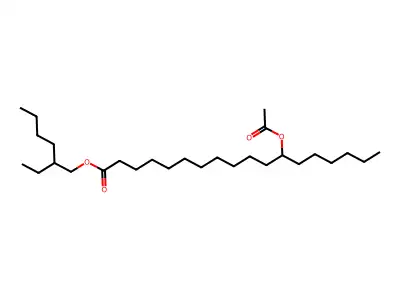 2-Ethylhexyl 12-(acetoxy)octadecanoate structure