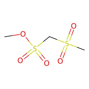 Methanesulfonic acid, (methylsulfonyl)-, methyl ester structure