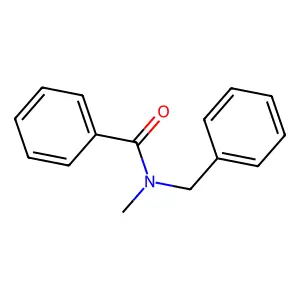 N-benzyl-N-methyl-benzamide structure