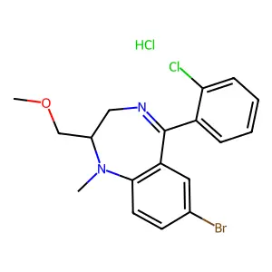 Metaclazepam Hydrochloride structure