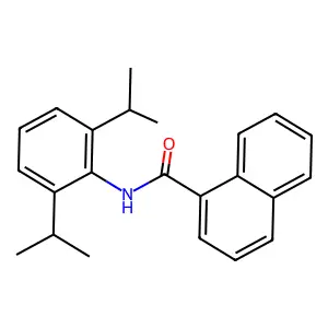 N-(2,6-diisopropylphenyl)-1-naphthamide structure