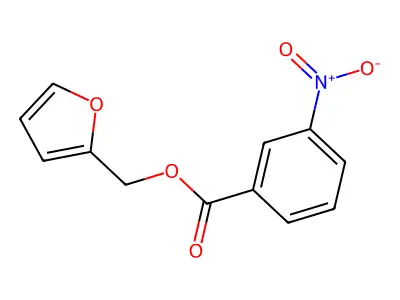 2-Furylmethyl 3-nitrobenzoate structure