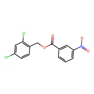 2,4-Dichlorobenzyl 3-nitrobenzoate structure