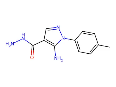 5-Amino-1-P-tolyl-1H-pyrazole-4-carbohydrazide structure