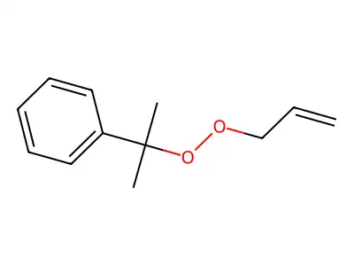 Peroxide, 1-methyl-1-phenylethyl 2-propenyl structure
