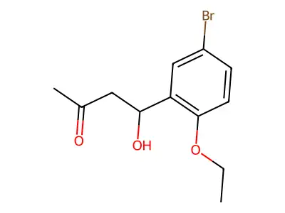 4-(5-Bromo-2-ethoxyphenyl)-4-hydroxy-2-butanone structure