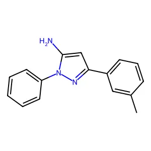 3-(3-Methylphenyl)-1-phenyl-1H-pyrazol-5-ylamine structure