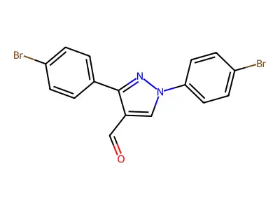 1,3-Bis(4-bromophenyl)-1H-pyrazole-4-carboxaldehyde structure
