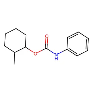 (2-methylcyclohexyl) N-phenylcarbamate structure