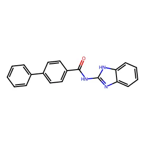 N-(1H-benzimidazol-2-yl)-4-phenylbenzamide structure