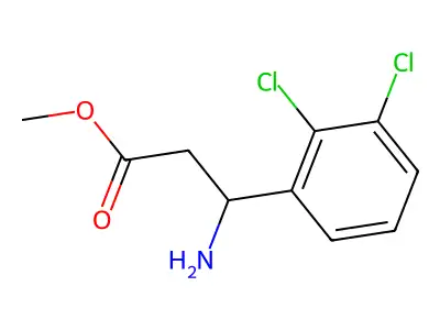 Methyl 3-amino-3-(2,3-dichlorophenyl)propanoate structure