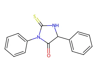3,5-Diphenyl-2-thioxoimidazolidin-4-one structure