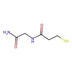 N-(2-Amino-2-oxoethyl)-3-mercaptopropanamide structure