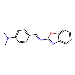 2-Benzoxazolamine, N-[[4-(dimethylamino)phenyl]methylene]- structure