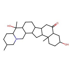 皇冠贝母碱 structure