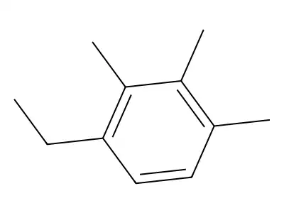 1,2,3-Trimethyl-4-Ethylbenzene structure