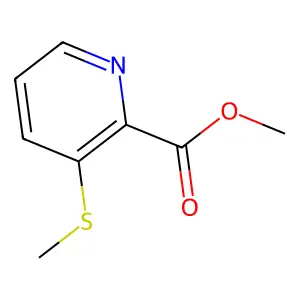 Methyl 3-methylsulfanylpyridine-2-carboxylate structure