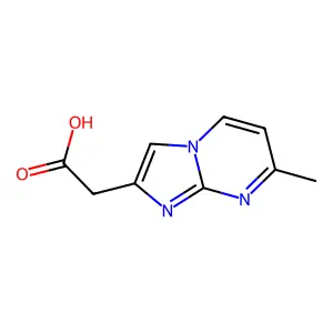 (7-Methylimidazo[1,2-a]pyrimidin-2-yl)acetic acid structure