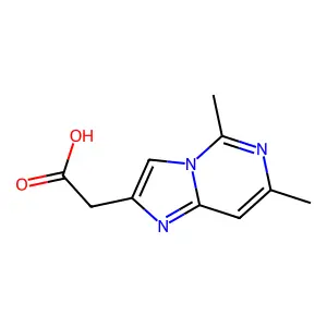 2-(5,7-Dimethylimidazo[1,2-c]pyrimidin-2-yl)acetic acid structure