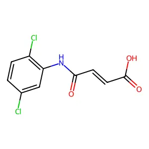 N-(2,5-二氯苯基)马来酰胺酸 structure