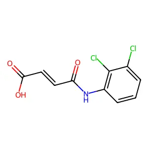 4-[(2,3-Dichlorophenyl)amino]-4-oxo-2-butenoic acid structure