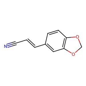 3-Benzo[1,3]dioxol-5-yl-acrylonitrile structure