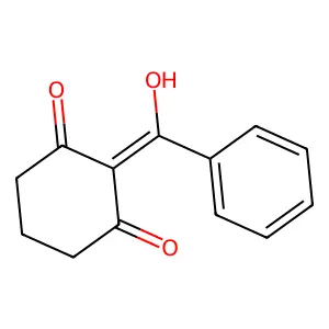 2-[Hydroxy(phenyl)methylidene]cyclohexane-1,3-dione structure