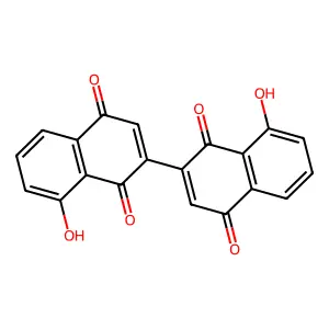 3,3'-Bisjuglone structure