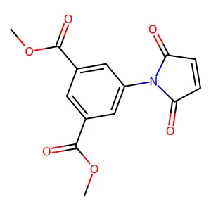 dimethyl 5-(2,5-dioxo-2,5-dihydro-1H-pyrrol-1-yl)isophthalate structure