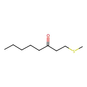 1-(Methylthio)-3-octanone structure