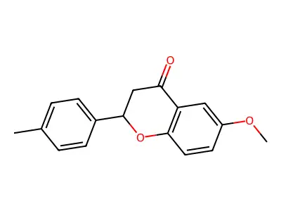 6-Methoxy-2-(p-tolyl)chroman-4-one structure