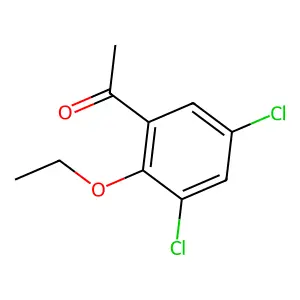 1-(3,5-Dichloro-2-ethoxyphenyl)ethanone structure