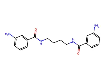 Benzamide, N,N'-1,4-butanediylbis[3-amino- structure