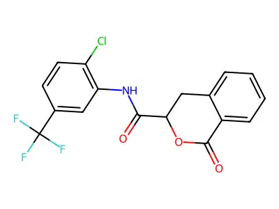 C17H11ClF3NO3 structure