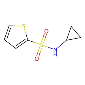 N-cyclopropylthiophene-2-sulfonamide structure
