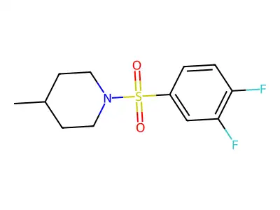 1-(3,4-Difluorobenzenesulfonyl)-4-methylpiperidine structure